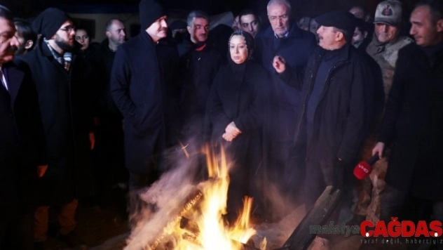 Bakanlar Doğanyol'da incelemelerde bulundu