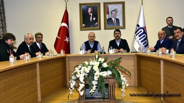 Bakanlar Soylu ve Bakan Kurum Malatya'da