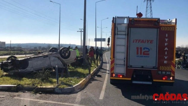 Balıkesir'de trafik kazası: 4 yaralı