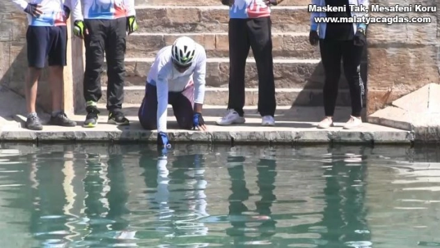 Balıklıgöl'ün suyu çevre bilinci için bisikletle Van Gölü'ne götürülecek