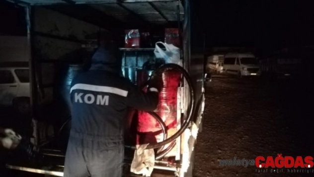 Bandırma'da 10 ton kaçak akaryakıt yakalandı