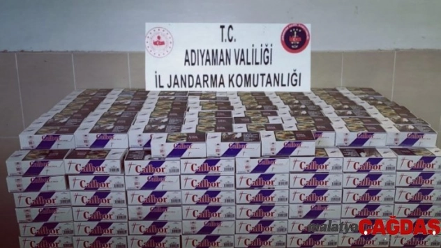 Bandrolsüz makaron ele geçirildi