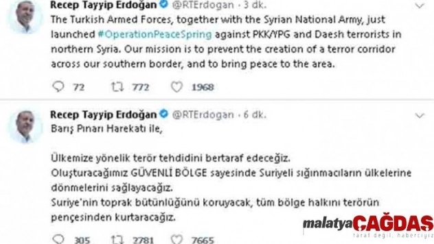 Barış Pınarı Harekatı başladı