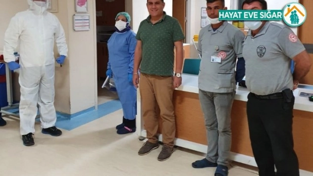 Başhekim Kuşağlı'dan hastalara bayram ziyareti