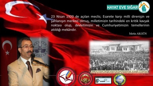 Başkan Akgün'den  23 Nisan Kutlama Mesajı