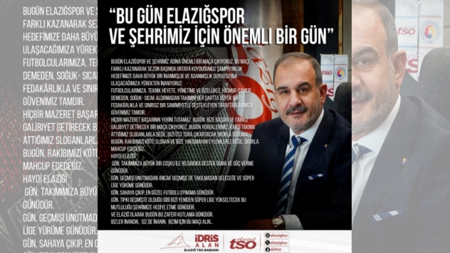 Başkan Alan: Başaracağımıza İnanın ve Bu Maçı Alın