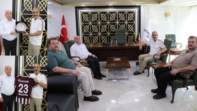 Başkan Alan'dan İş İnsanı Mehmet Çetin'e Teşekkür Ziyareti