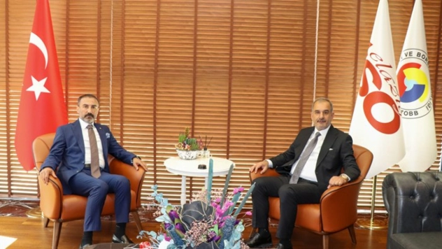 Başkan Alan, Gaziantep Ticaret Odası Başkanı Yıldırım'ı Ağırladı