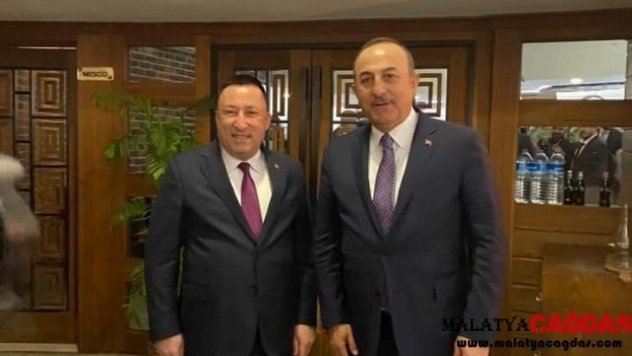 Başkan Beyoğlu Bakan Çavuşoğlu ile görüştü