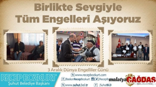Başkan Bozkurt'un 3 Aralık Dünya Engelliler Günü mesajı