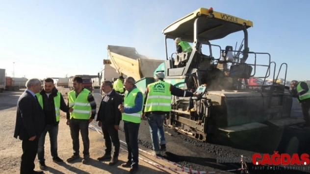 Başkan Büyükgöz çalışmaları yerinde inceledi