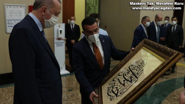 Başkan Çalkın, Cumhurbaşkanı Erdoğan ile görüştü