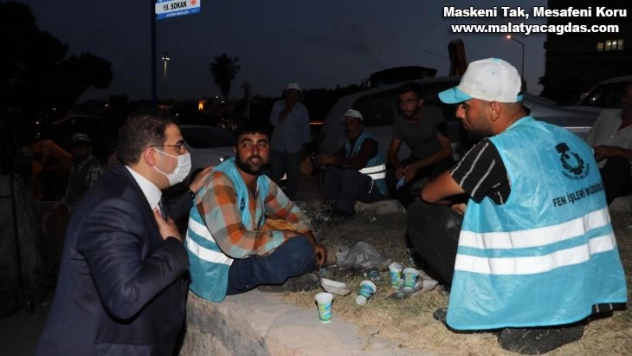 Başkan Canpolat asfaltlama çalışmalarını yerinde inceledi