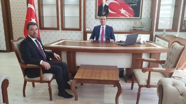 Başkan Çetin'den Kaymakam Yıldız'a hayırlı olsun ziyareti