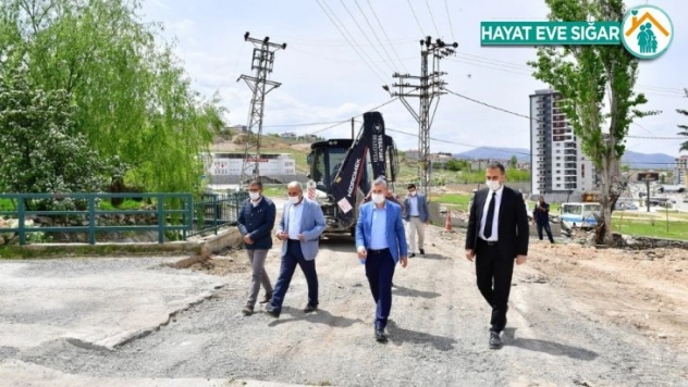 Başkan Çınar, çalışmaları yerinde inceledi