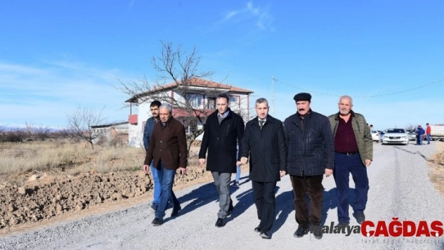 Başkan Çınar, yol açma çalışmalarını inceledi