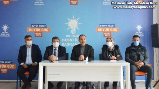 Başkan Dağtekin, Besni teşkilatıyla bir araya geldi