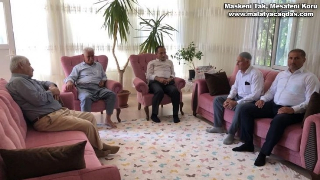 Başkan Dağtekin, kanaat önderi Sönmez'i ziyaret etti