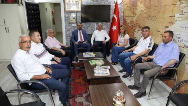 Başkan Güder'den Akın'a hayırlı olsun ziyareti