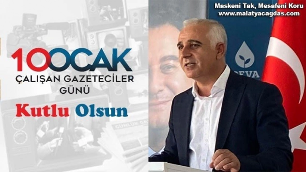 Başkan Güneş 10 Ocak Çalışan Gazeteciler Günü mesajı