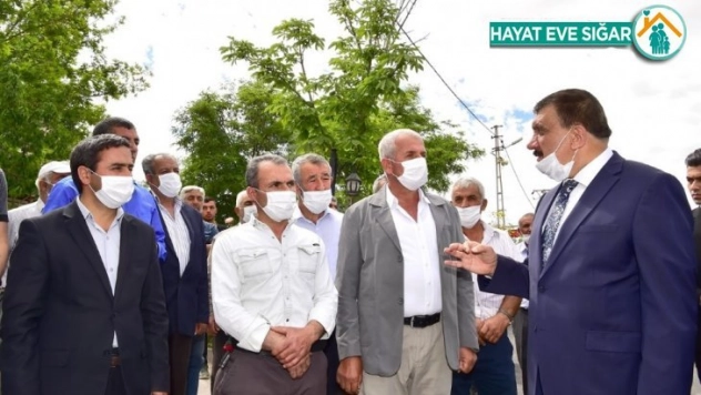 Şahnahan'da çalışmaları inceledi