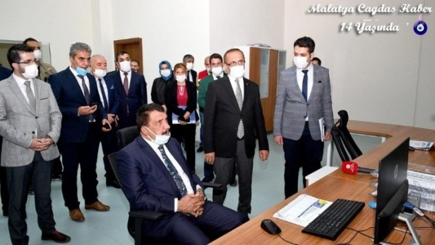 Başkan Gürkan'a scada brifingi