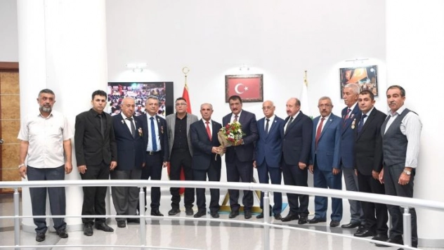 Başkan Gürkan'dan gazilere önem