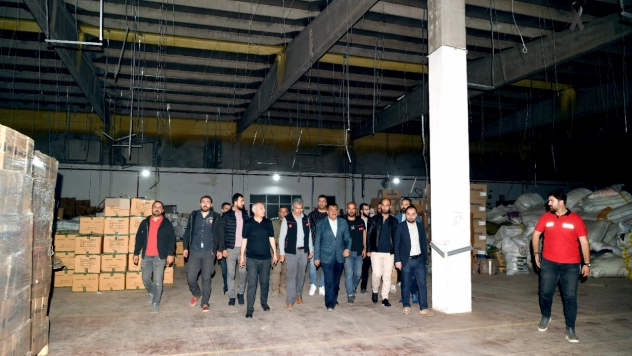 Başkan Gürkan İHH Şubesini Ziyaret Etti