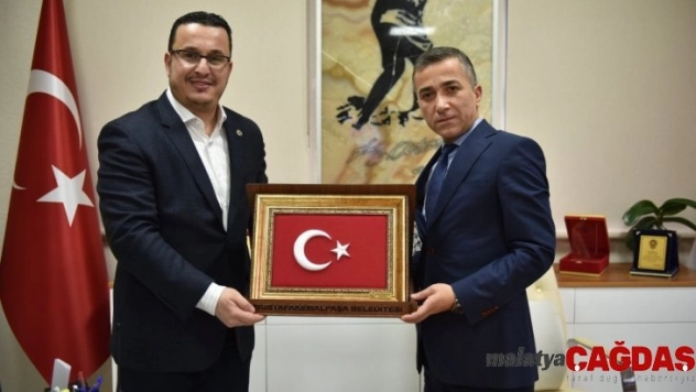 Başkan Kanar'dan Emniyet Müdürü Mithat Öztaş'a ziyaret