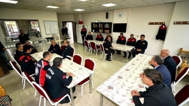 Başkan Kılınç, itfaiye personeliyle bir araya geldi