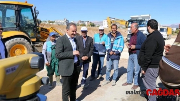 Başkan Kılınç, millet caddesindeki çalışmaları yerinde inceledi