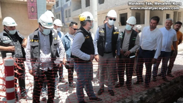 Başkan Kuş doğalgaz çalışmalarını yerinde inceledi