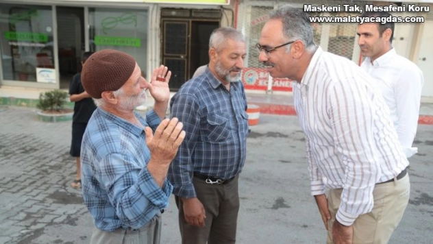 Başkan Kuş saha çalışmalarını sürdürüyor