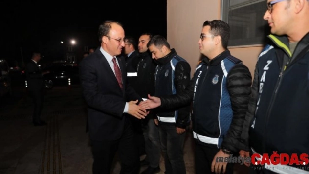 Başkan Örki'den zabıta ve güvenlik güçlerine yılbaşı sürprizi
