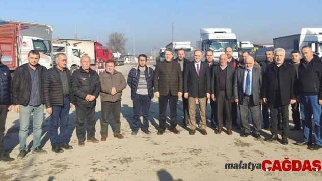 Başkan Özlü'den kamyoncu esnafına ziyaret