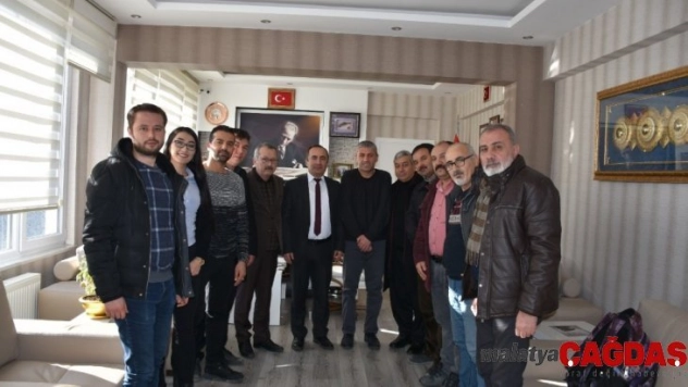 Başkan Sülük, gazetecilerle biraya geldi