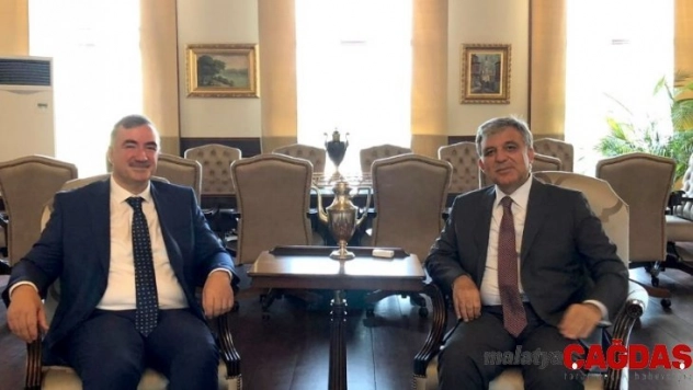 Başkan Turanlı 11. Cumhurbaşkanı Abdullah Gül ile bir araya geldi