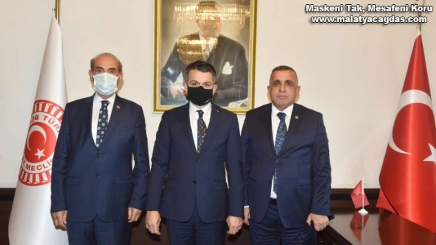 Başkan Yalçınkaya Tarım Bakanı ile görüştü