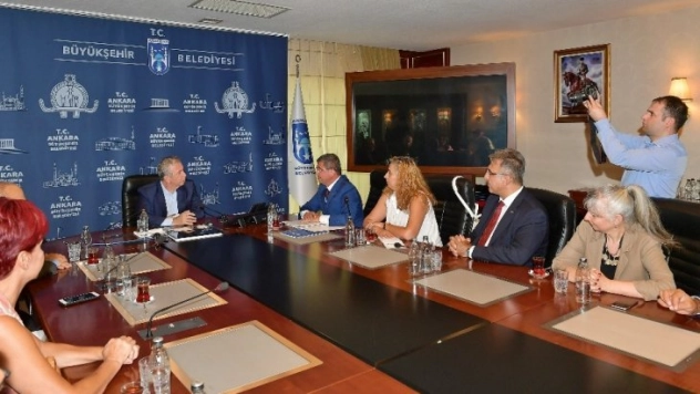 Başkan Yavaş İç Anadolu sanayicilerini kabul etti