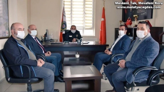 Başkan Zelyurt İlçe Emniyet Müdürünü Ziyaret etti