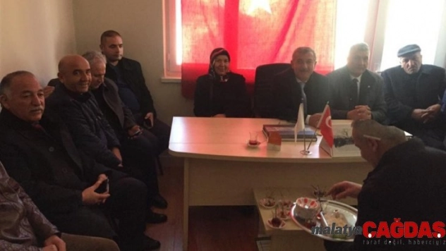 Başkanı Aslan'dan muhtarlara ziyaret