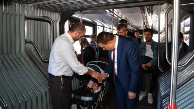 Başkanlardan yolculara ziyaret