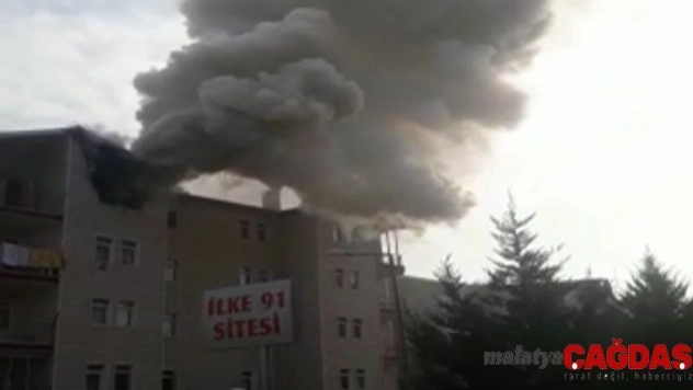 Başkent'te korkutan yangın