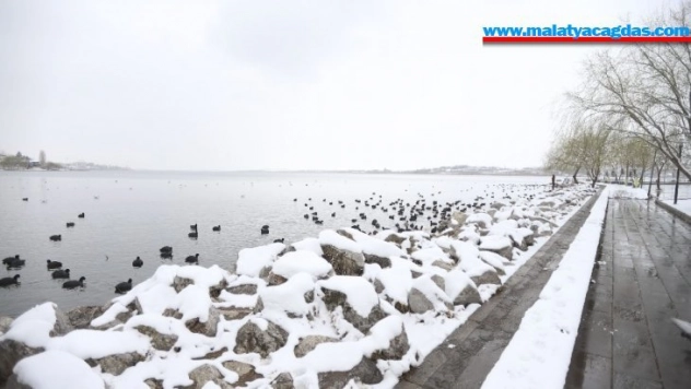 Başkent'te korona virüs tatilindeki çocuklar kartopu oynadı