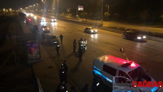 Başkent'te takla atan otomobilden fırlayan sürücü öldü