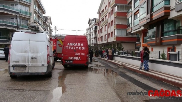 Başkentte korkutan yangın