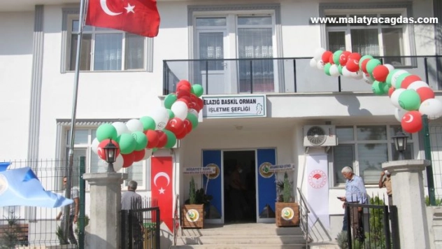 Baskil'de Orman İşletme Şefliği binası açıldı