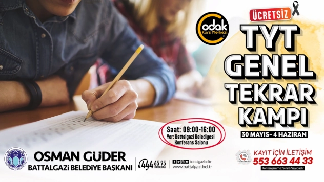 Battalgazi Belediyesi'nden Depremzede Öğrencilere Sınav Desteği