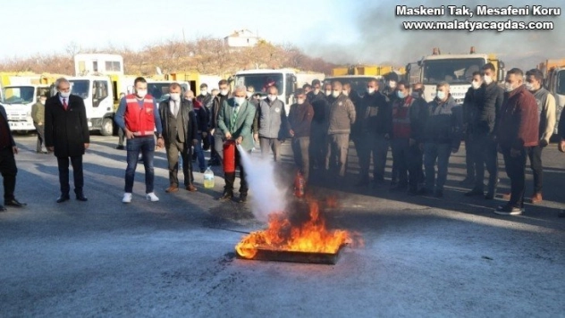 Yangın Söndürme tatbikatı