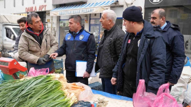 Battalgazi'de semt pazarlarında ölçü ve tartı denetimi